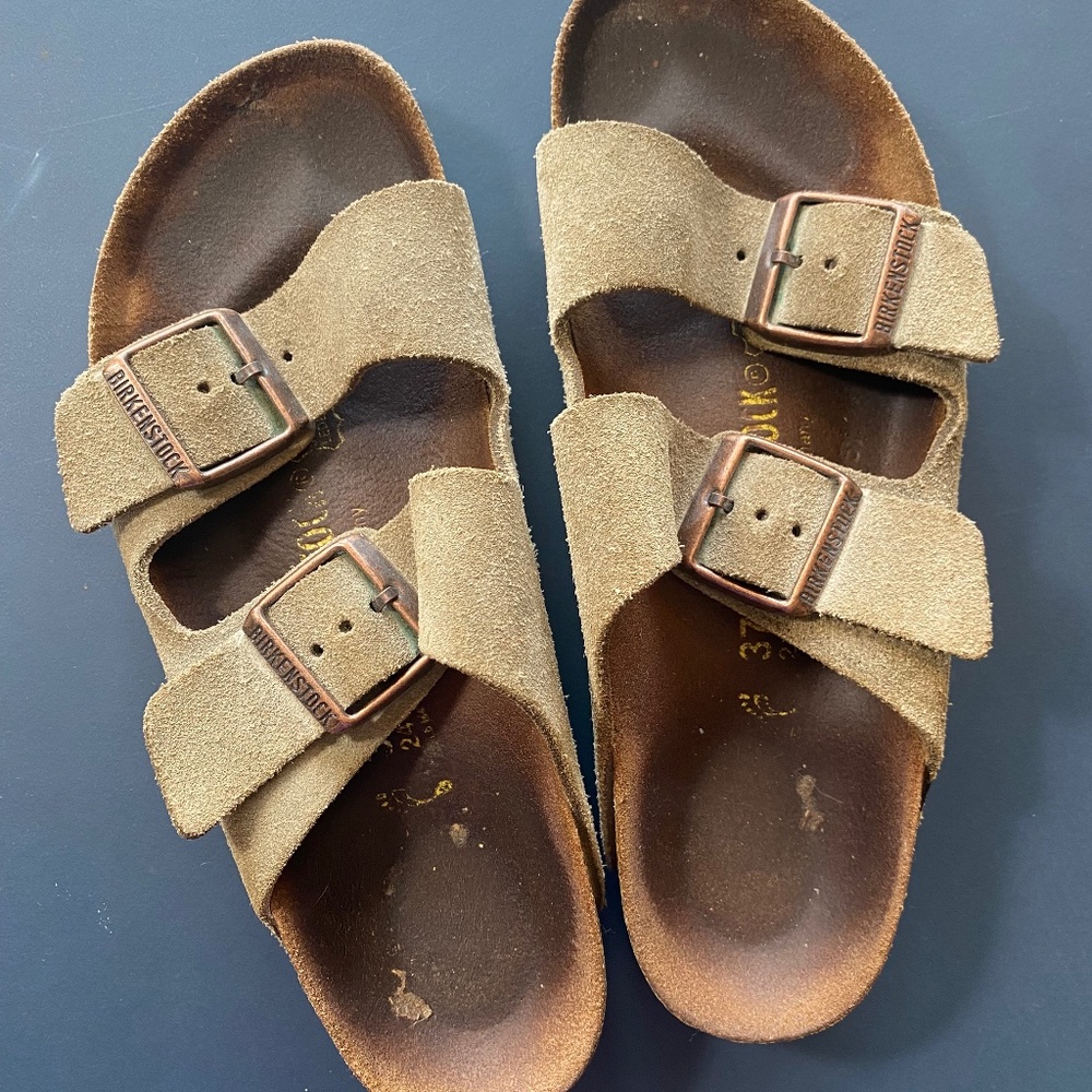 Birkenstock Birkibuc Unisex Arizona Sandal,  Birkibuc, 37 Medium / Narrow